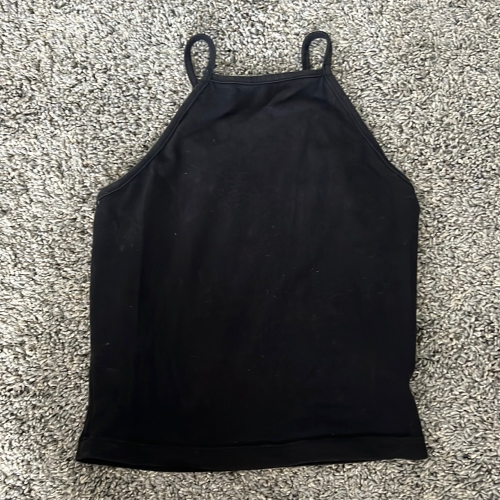 Halter crop top.
